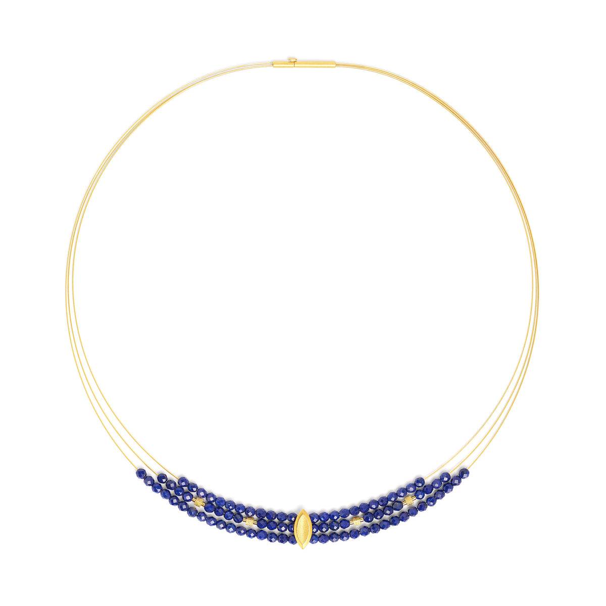 Collier Navensi von BERND WOLF mit Lapislazuli.