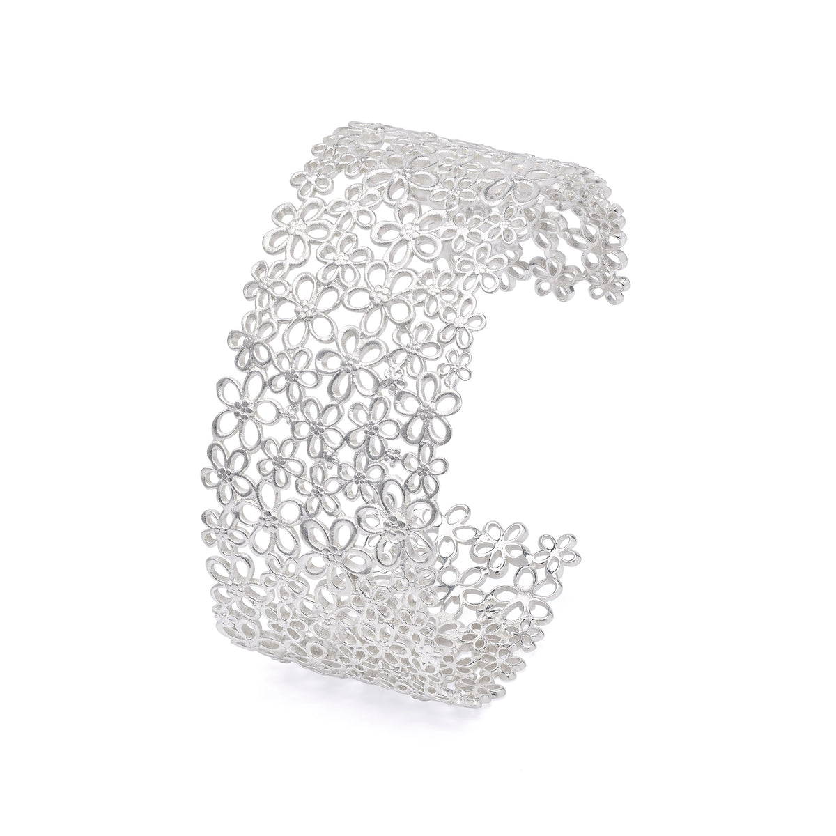 Armreif Cerando von BERND WOLF aus 925er Sterlingsilber, Designlinie Flowertimes.