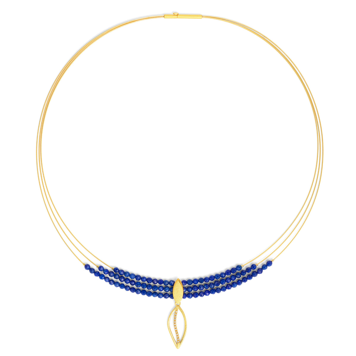Collier Swanja von BERND WOLF mit Zirkonia.