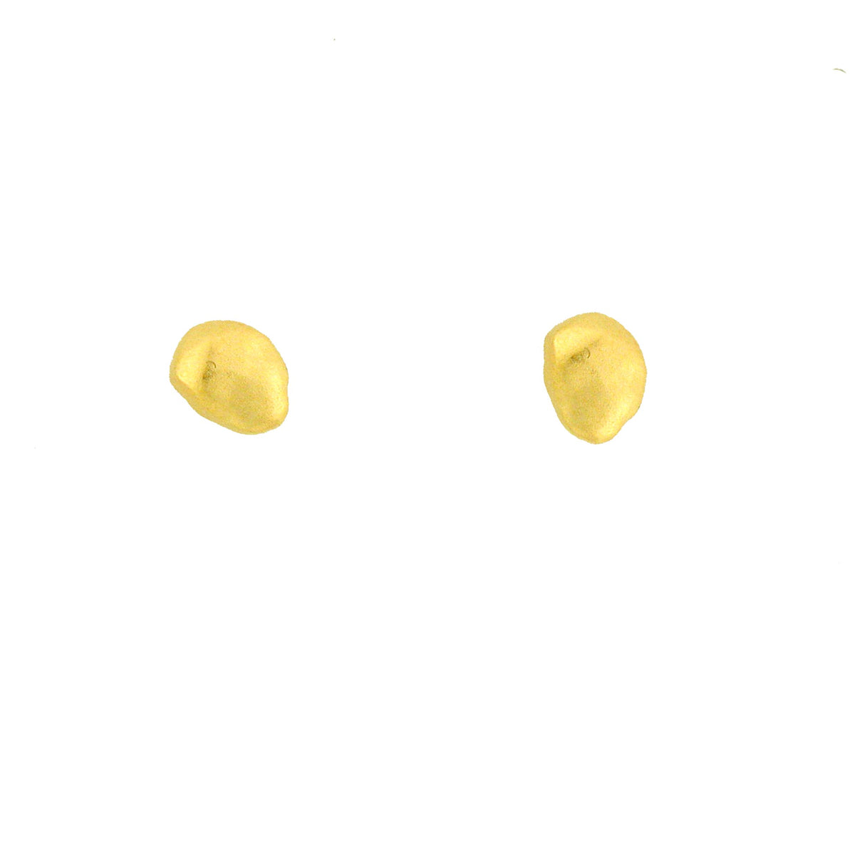 Ohrstecker Barock von BERND WOLF aus 24-Karat-goldplattiertem Sterlingsilber, Designlinie Basics.
