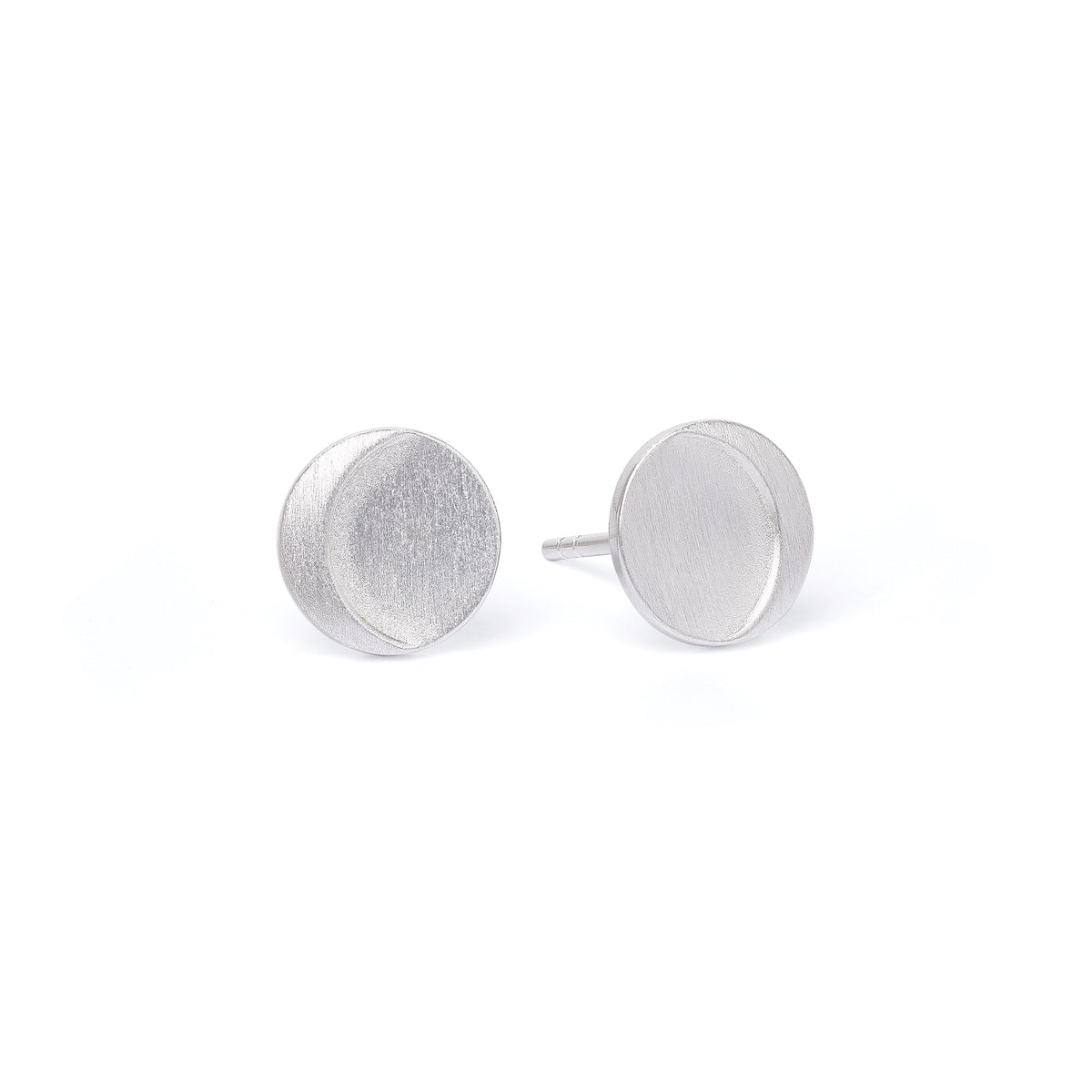 Ohrstecker Luni von BERND WOLF aus 925er Sterlingsilber, Designlinie Sun&Moon.
