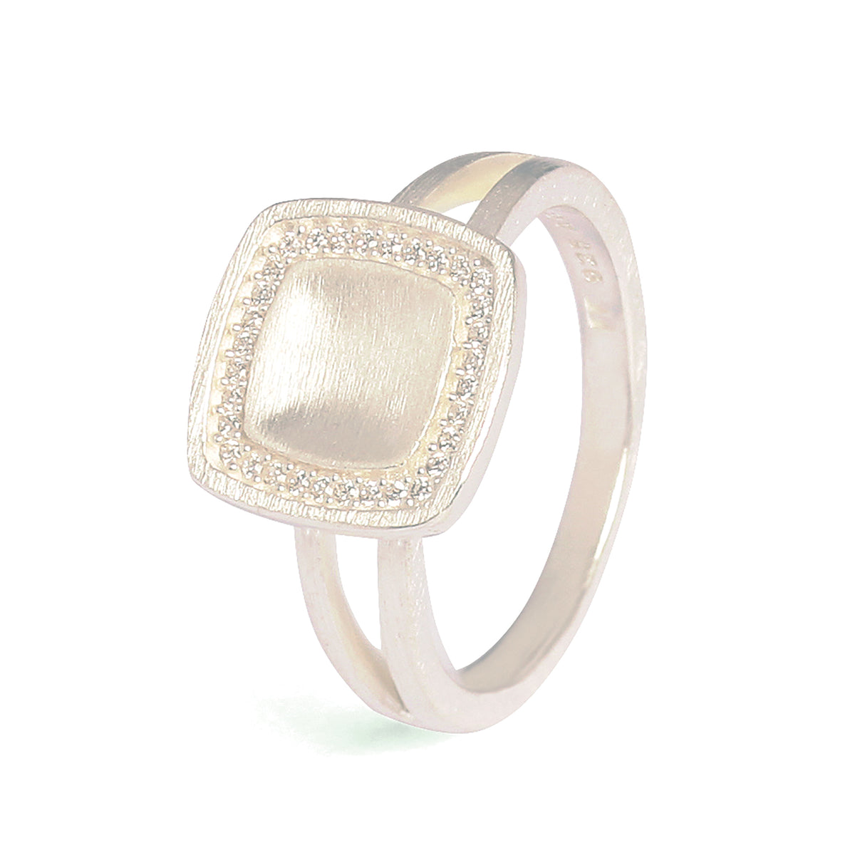 Ring Parisan von BERND WOLF aus 925er Sterlingsilber mit Zirkonia, Designlinie Pavena.