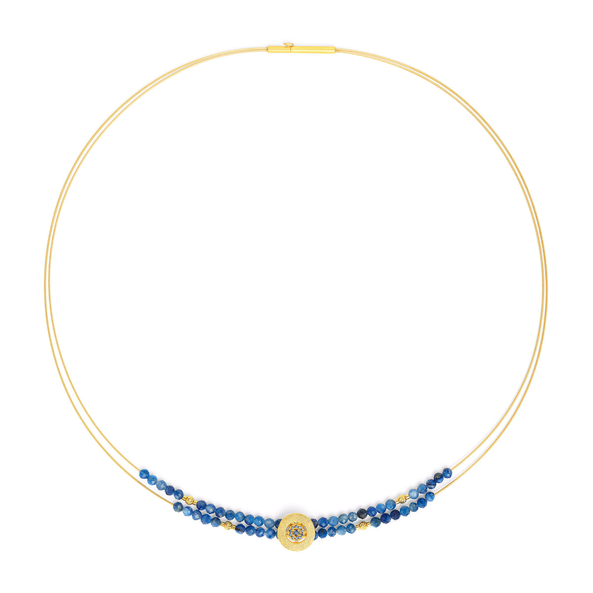 Collier Pirondi von BERND WOLF aus 24-Karat-goldplattiertem Sterlingsilber.