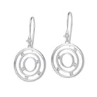 Ohrhänger Selesta von BERND WOLF aus 925er Sterlingsilber mit Zirkonia, Designlinie Swing.