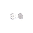 Ohrstecker Lunar von BERND WOLF aus 925er Sterlingsilber mit Zirkonia, Designlinie Sun&Moon.