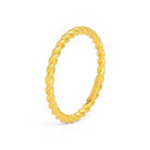 Ring Florenzi von BERND WOLF aus 24-Karat-goldplattiertem Sterlingsilber, Designlinie Twisted.