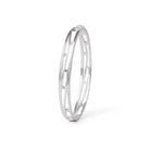 Armreif Selmi von BERND WOLF aus 925er Sterlingsilber mit Zirkonia, Designlinie Sentro.