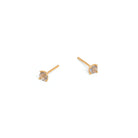 Ohrstecker Brilliani von BERND WOLF aus 24-Karat-goldplattiertem Sterlingsilber mit Labradorit, Designlinie Brilliana.