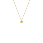 Kette mit Anhänger Muschel von BERND WOLF aus 24-Karat-goldplattiertem Sterlingsilber, Designlinie Maritim.