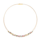 Collier Clenia von BERND WOLF aus 24-Karat-goldplattiertem Sterlingsilber mit Turmalin, Designlinie Cleopatra.