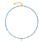 Halskette von BERND WOLF aus 24-Karat-goldplattiertem Sterlingsilber.