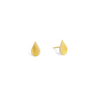 Ohrstecker Aquini von BERND WOLF aus 24-Karat-goldplattiertem Sterlingsilber mit Zirkonia, Designlinie Aqua.