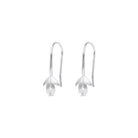 Creolen Streliu von BERND WOLF aus 925er Sterlingsilber mit Zirkonia, Designlinie Streliza.