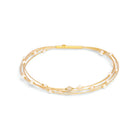 Armreif Apasiona von BERND WOLF aus 24-Karat-goldplattiertem Sterlingsilber mit Süßwasserperle, Designlinie Apasiona.