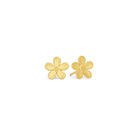 Ohrstecker Marso von BERND WOLF aus 24-Karat-goldplattiertem Sterlingsilber, Designlinie Flowertimes.