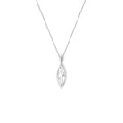 Kette mit Anhänger Selmi von BERND WOLF aus 925er Sterlingsilber mit Zirkonia, Designlinie Swing.