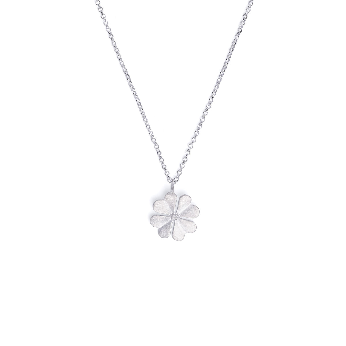 Kette mit Anhänger Kleeniko von BERND WOLF aus 925er Sterlingsilber, Designlinie Glücksbringer.