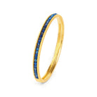 Armreif Abanso von BERND WOLF aus 24-Karat-goldplattiertem Sterlingsilber mit Kyanit, Designlinie Basics.