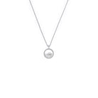 Kette mit Anhänger Scallopini von BERND WOLF aus 925er Sterlingsilber mit Zirkonia, Designlinie Maritim.