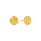 Ohrstecker Luni von BERND WOLF aus 24-Karat-goldplattiertem Sterlingsilber, Designlinie Sun&Moon.