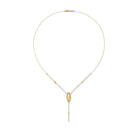Collier Yvania von BERND WOLF aus 24-Karat-goldplattiertem Sterlingsilber mit Süßwasserperle.