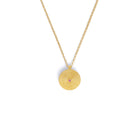 Kette mit Anhänger Lianas von BERND WOLF aus 24-Karat-goldplattiertem Sterlingsilber mit Turmalin pink, Designlinie Liana.