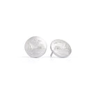 Ohrstecker Sail von BERND WOLF aus Silber-rhodiniert mit Zirkonia, Designlinie Sun&Moon.