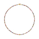 Halskette Umini von BERND WOLF aus 24-Karat-goldplattiertem Sterlingsilber mit Turmalin, Designlinie Cleopatra.