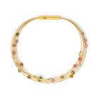 Armreif Planeas von BERND WOLF aus 24-Karat-goldplattiertem Sterlingsilber mit Turmalin, Designlinie Apasiona.