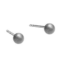 Ohrstecker Kugel von BERND WOLF aus 925er Sterlingsilber, Designlinie Basics.