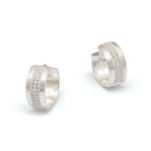 Creolen Pascala von BERND WOLF aus 925er Sterlingsilber mit Zirkonia, Designlinie Pavé Zirkonia.