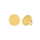 Ohrstecker Liano von BERND WOLF aus 24-Karat-goldplattiertem Sterlingsilber mit Zirkonia, Designlinie Liana.