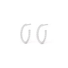 Creolen Florenzo von BERND WOLF aus 925er Sterlingsilber, Designlinie Twisted.