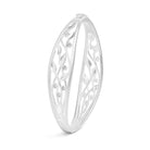 Armreif Driluna von BERND WOLF aus 925er Sterlingsilber mit Zirkonia, Designlinie Leaves.