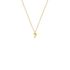 Kette mit Anhänger Delfini von BERND WOLF aus 24-Karat-goldplattiertem Sterlingsilber mit Zirkonia, Designlinie Maritim.